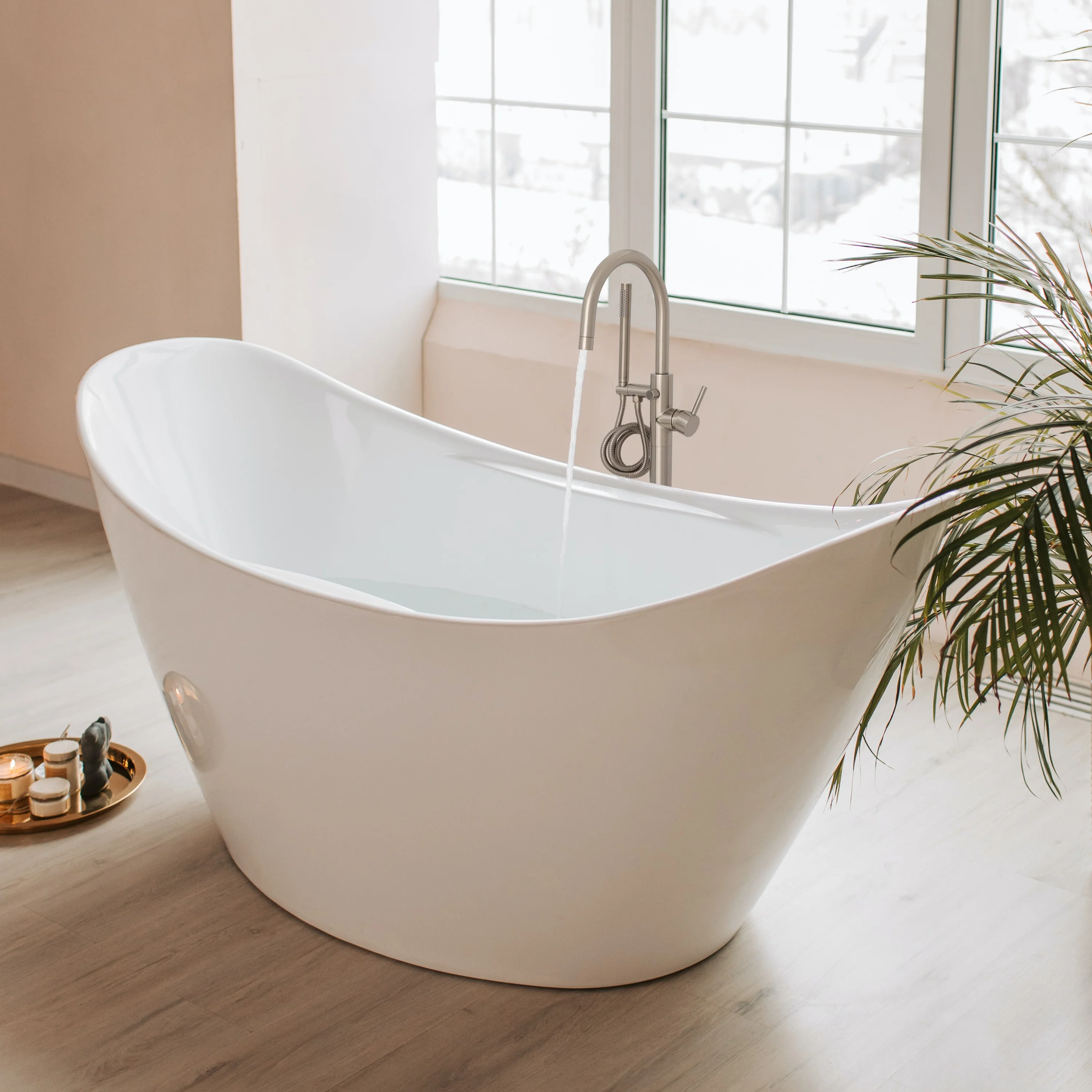 ZLINE Emerald Bay Bath Tub Filler in Brushed Nickel (EMBY-BTF-BN) - Image 4