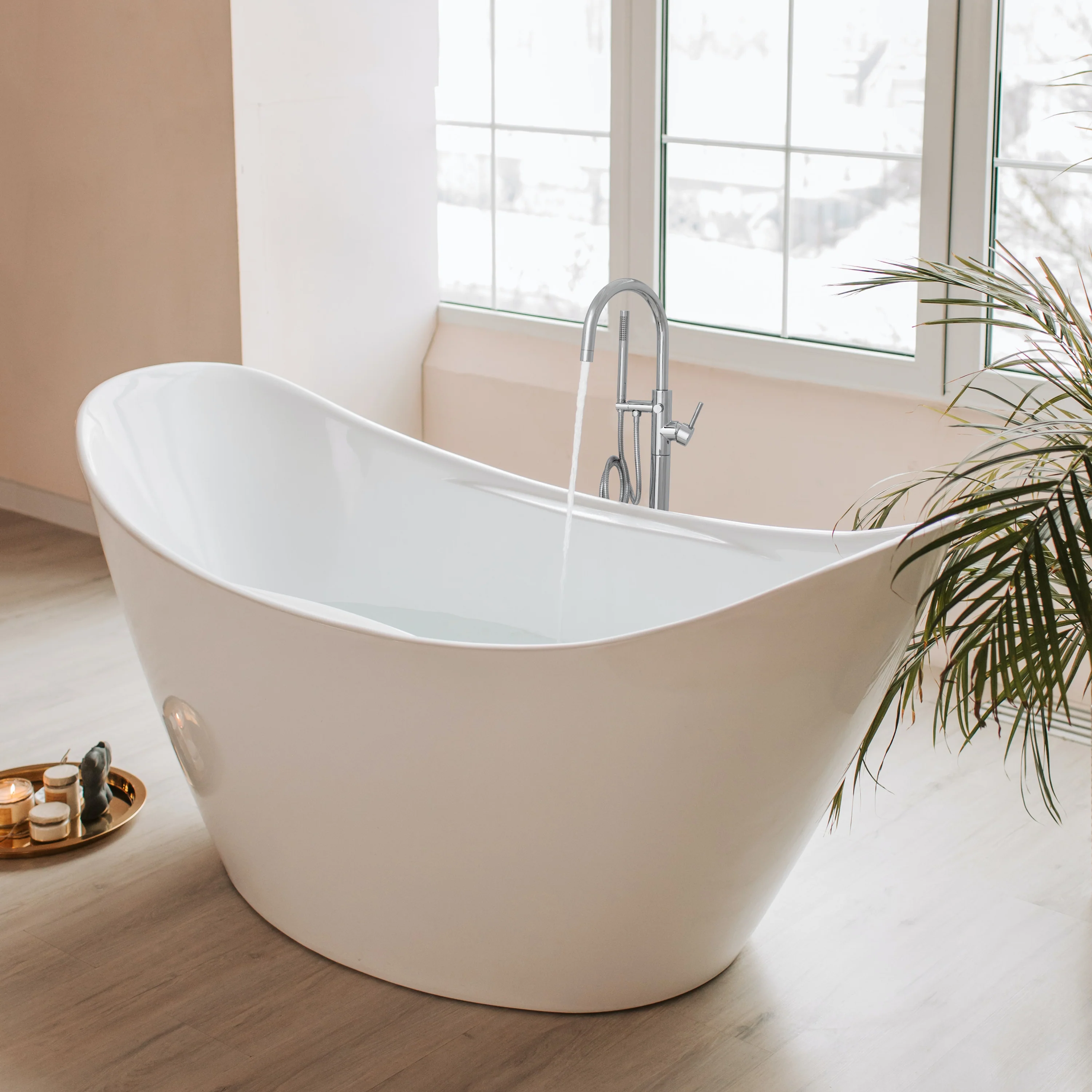 ZLINE Emerald Bay Bath Tub Filler in Chrome (EMBY-BTF-CH) - Image 3