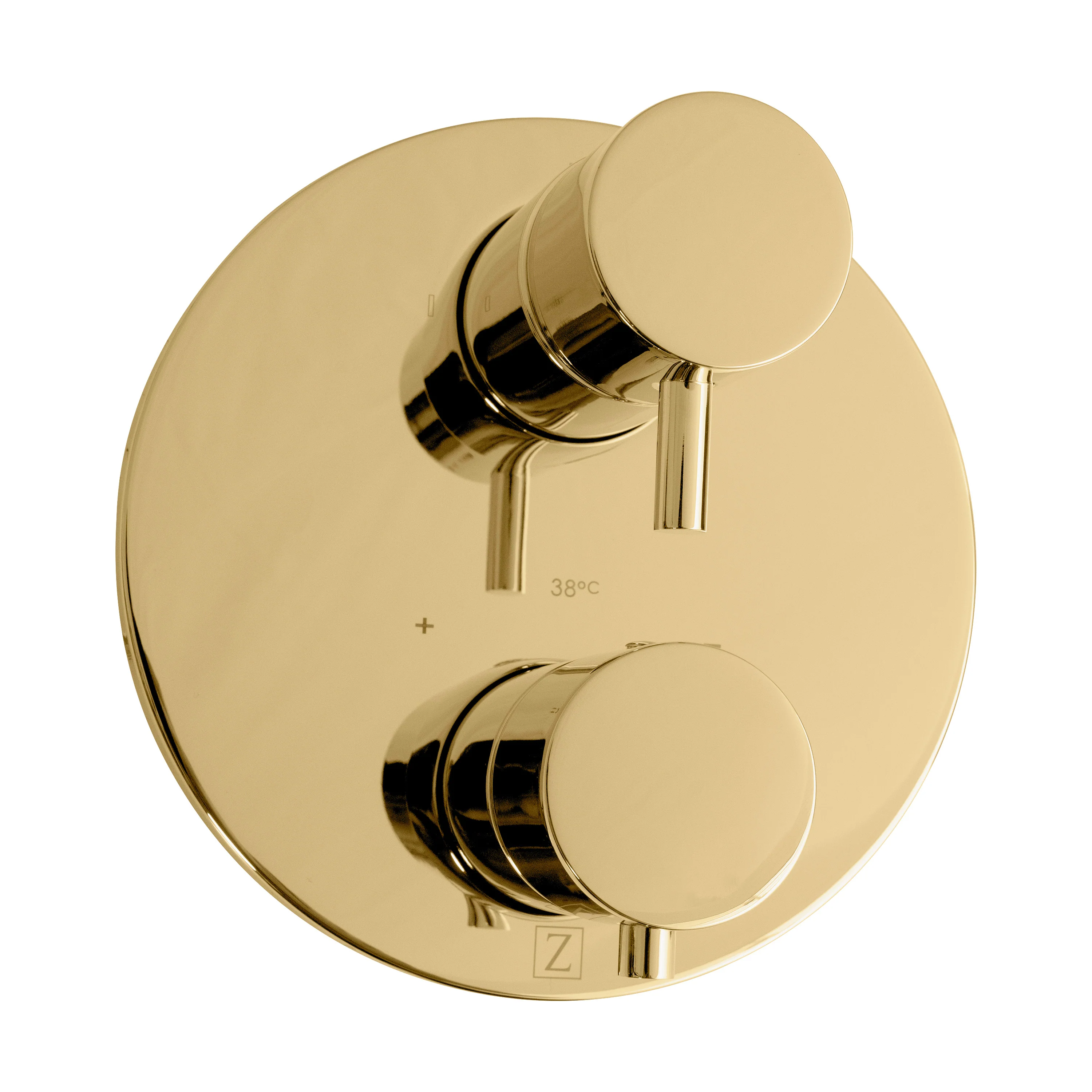 ZLINE Autograph Edition Emerald Bay Thermostatic Shower System in Polished Gold (EMBY-SHS-T2-PG) - Image 4