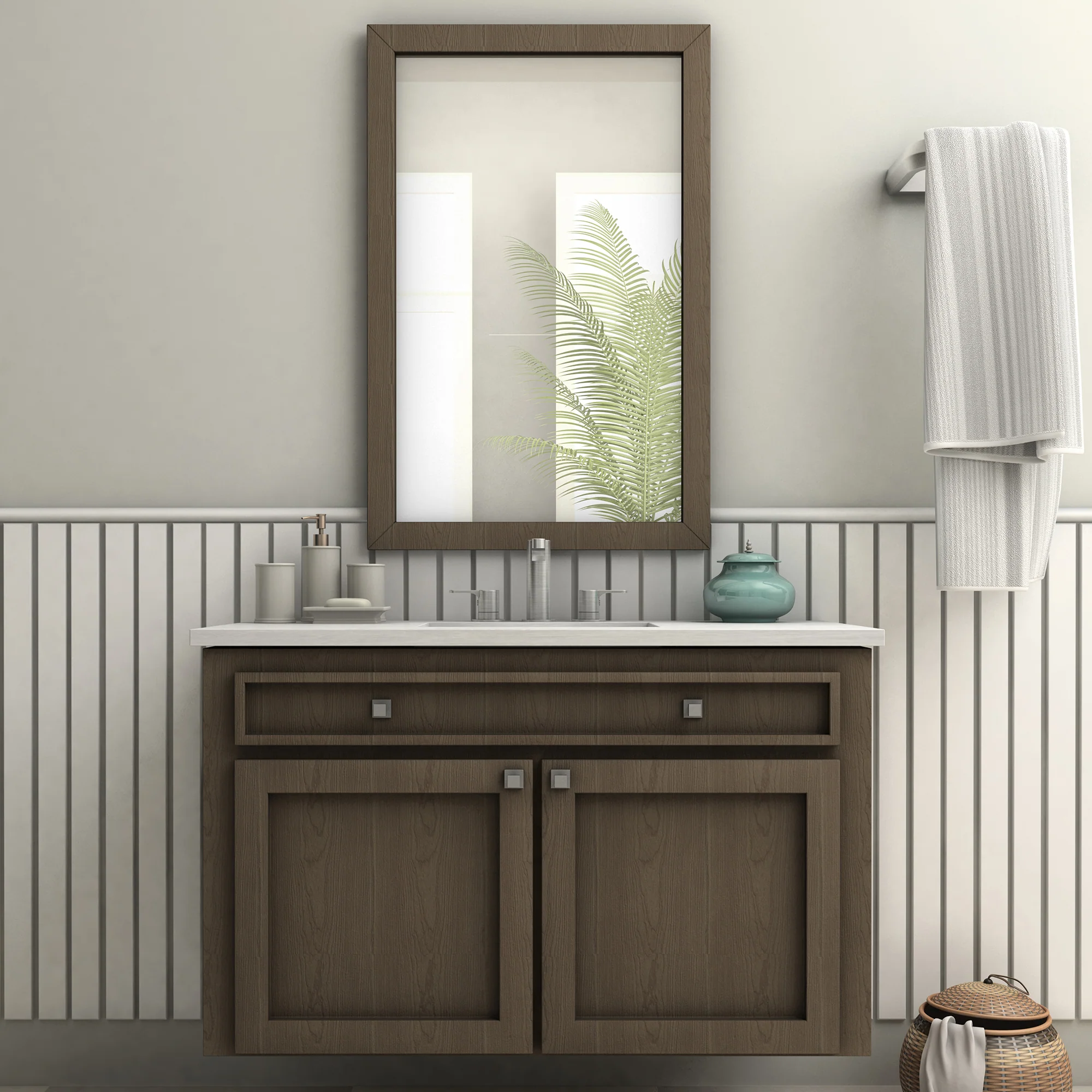 ZLINE Fallen Leaf Bath Faucet in Brushed Nickel (FLF-BF-BN) - Image 7