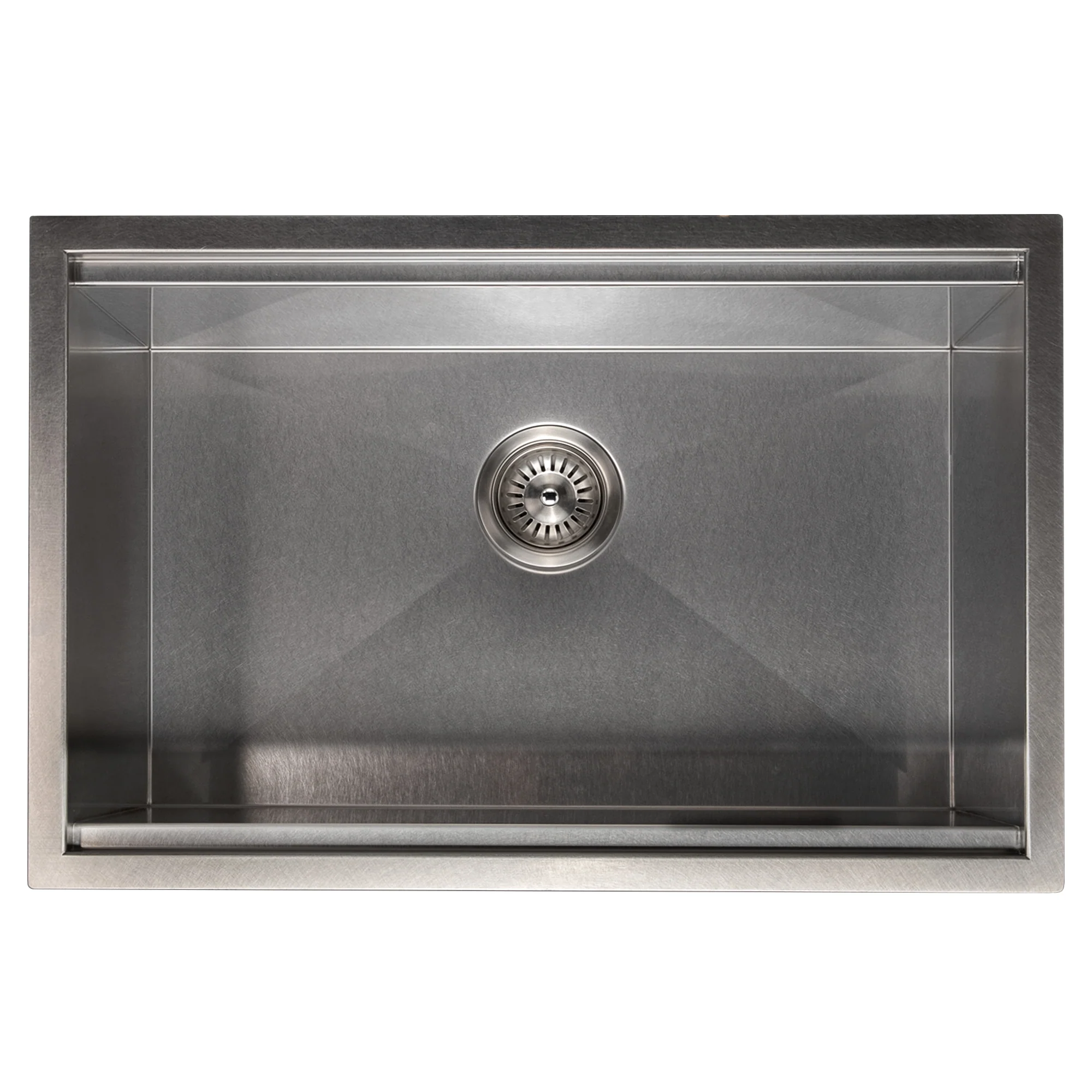 ZLINE 27 in. Garmisch Undermount Single Bowl Satin Stainless Steel Kitchen Sink with Bottom Grid and Accessories (SLS-27S) - Image 10