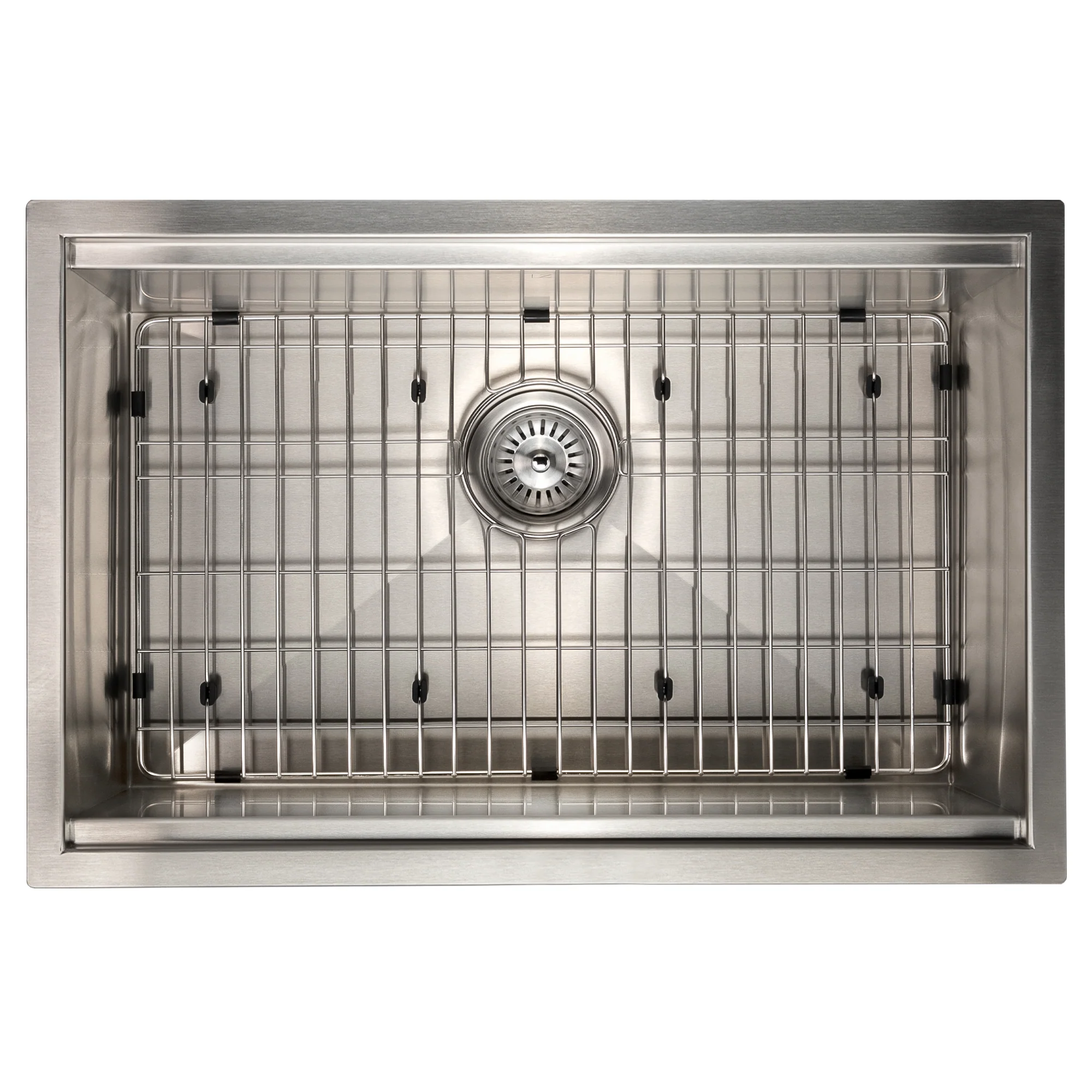 ZLINE 27 in. Garmisch Undermount Single Bowl Stainless Steel Kitchen Sink with Bottom Grid and Accessories (SLS-27) - Image 14