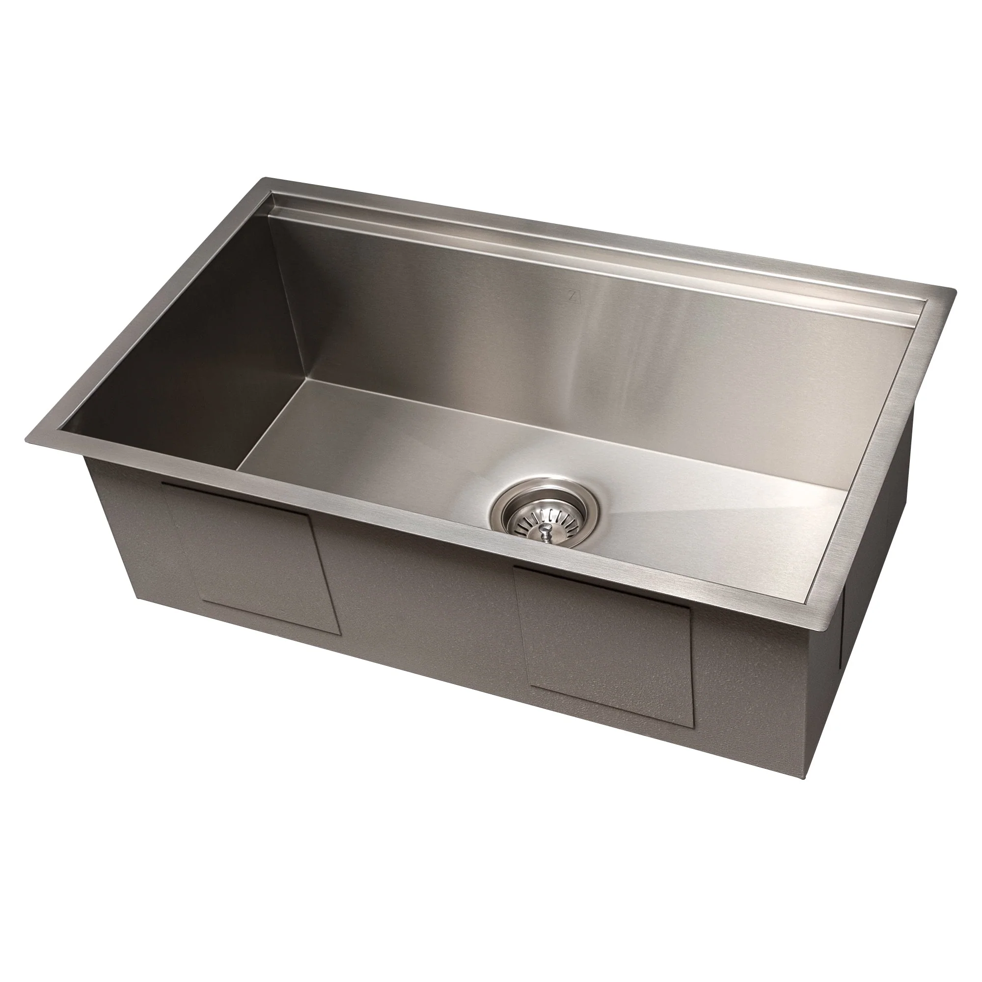 ZLINE 30 in. Garmisch Undermount Single Bowl Stainless Steel Kitchen Sink with Bottom Grid and Accessories (SLS-30) - Image 6