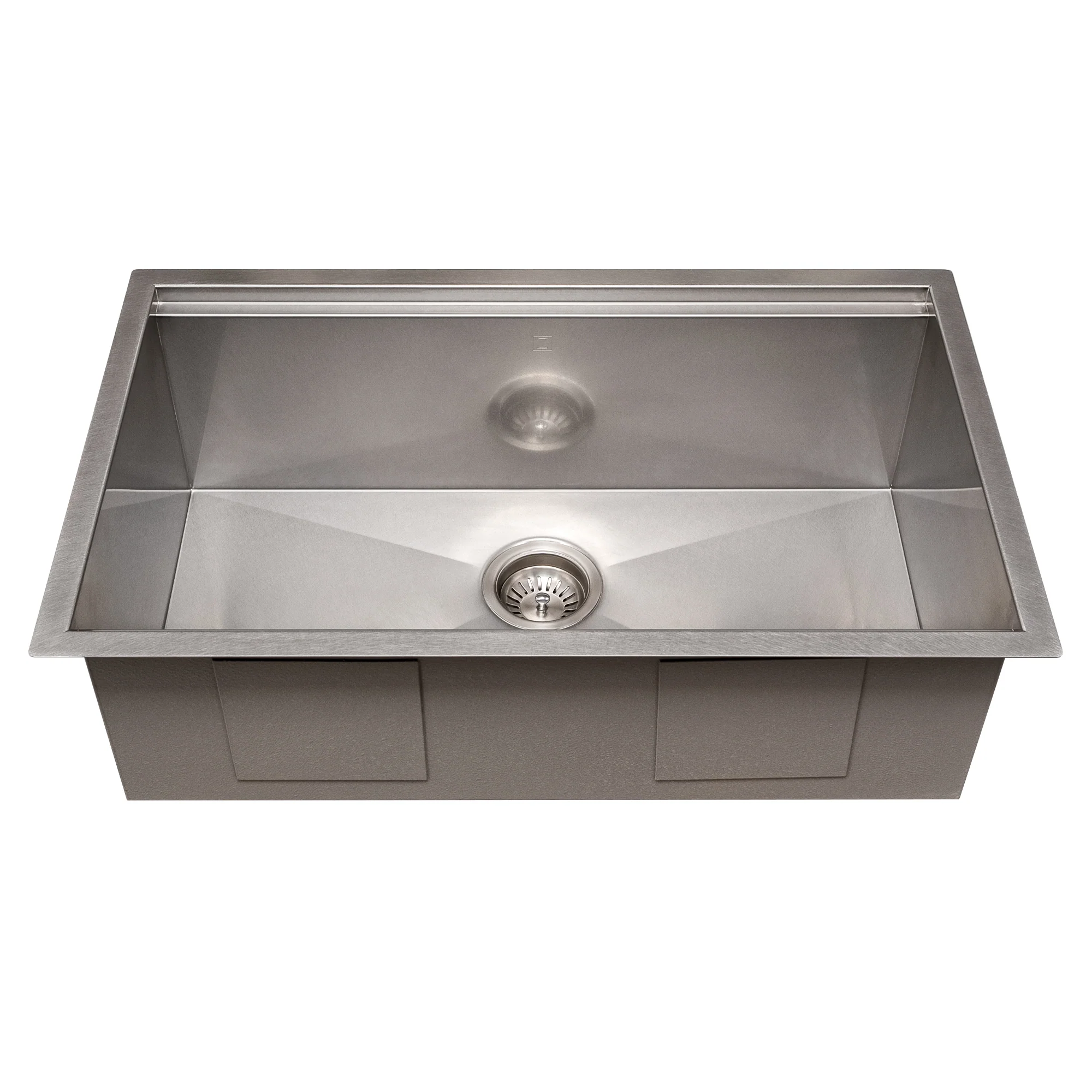 ZLINE 33 in. Garmisch Undermount Single Bowl Satin Stainless Steel Kitchen Sink with Bottom Grid and Accessories (SLS-33S) - Image 14