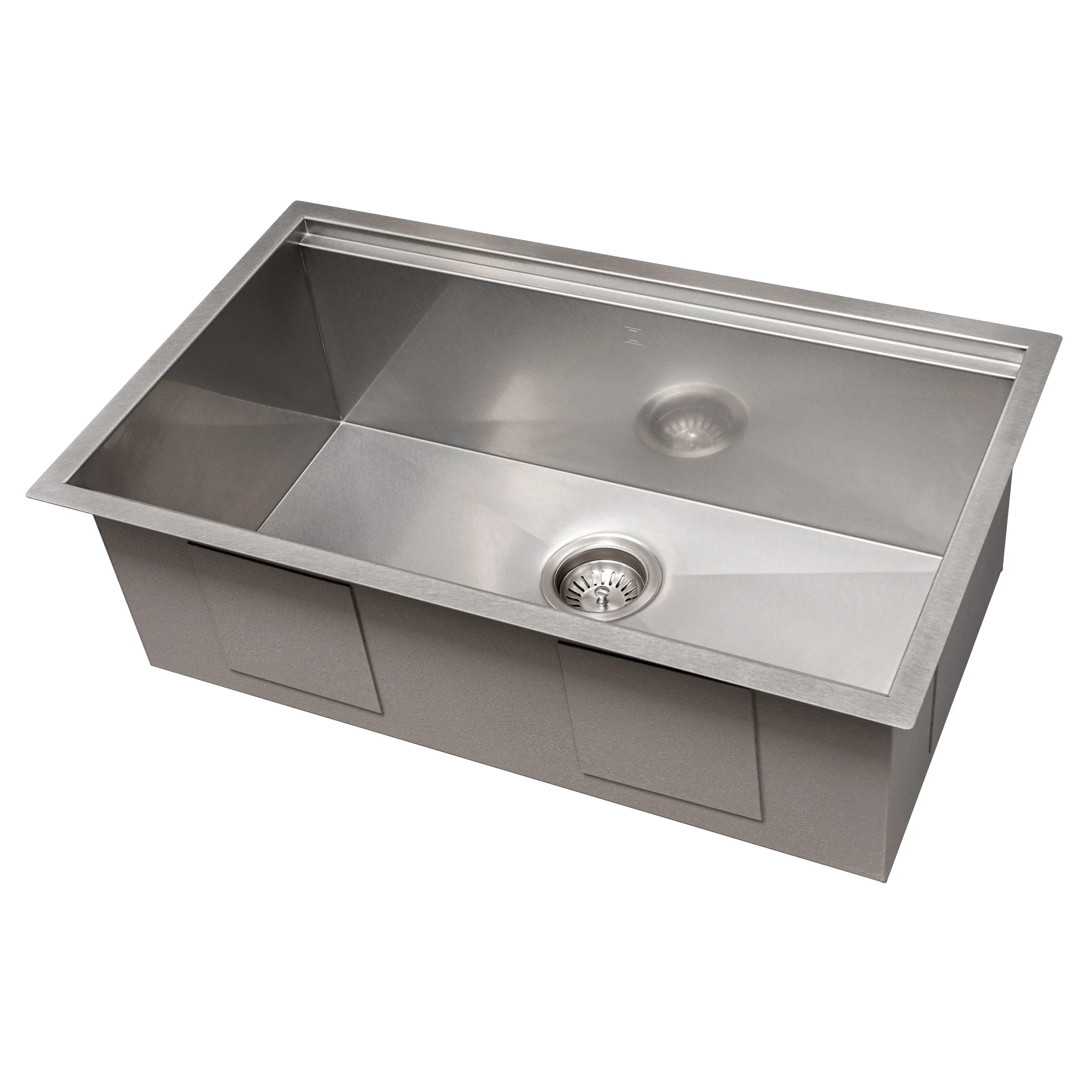 ZLINE 33 in. Garmisch Undermount Single Bowl Satin Stainless Steel Kitchen Sink with Bottom Grid and Accessories (SLS-33S) - Image 15