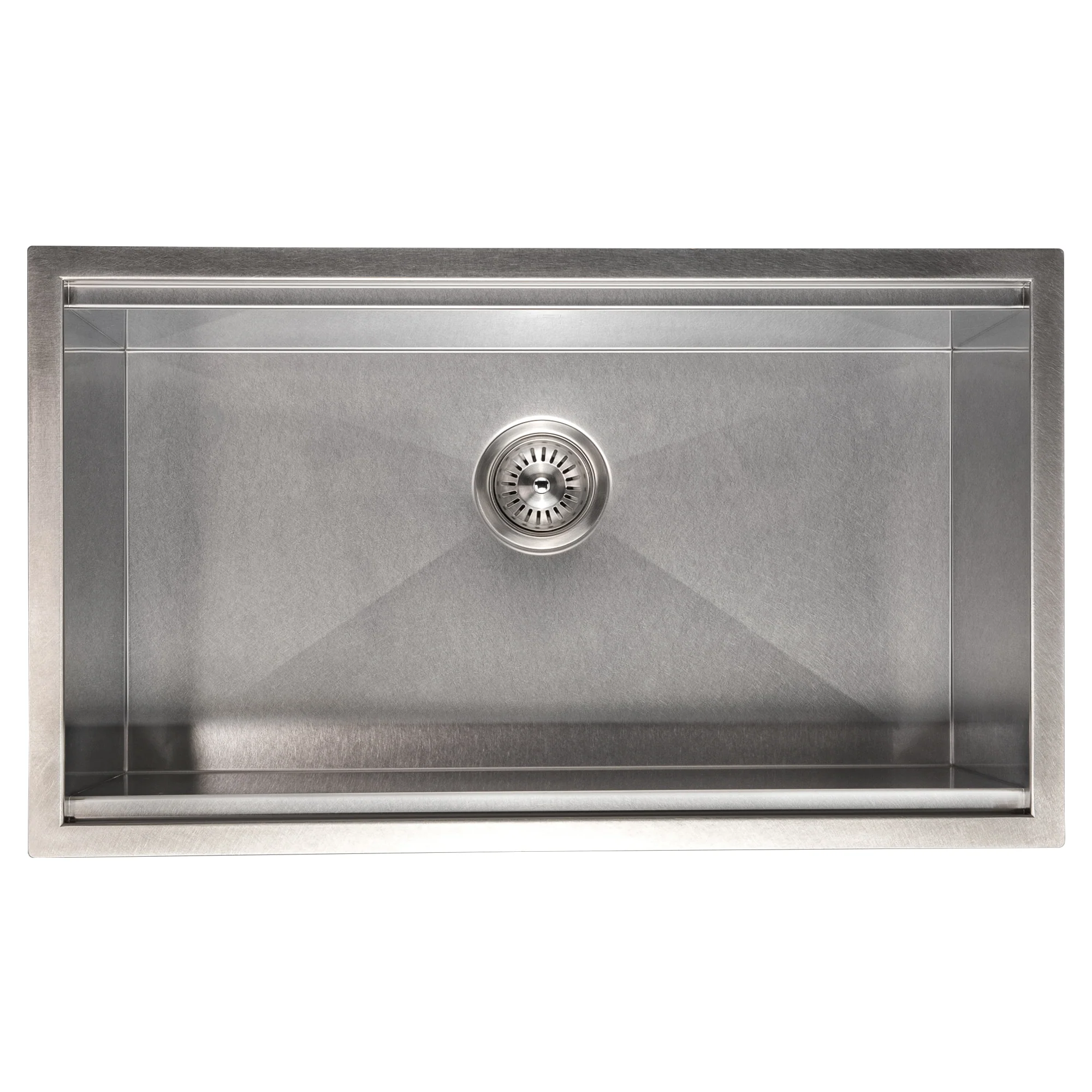 ZLINE 33 in. Garmisch Undermount Single Bowl Satin Stainless Steel Kitchen Sink with Bottom Grid and Accessories (SLS-33S) - Image 4