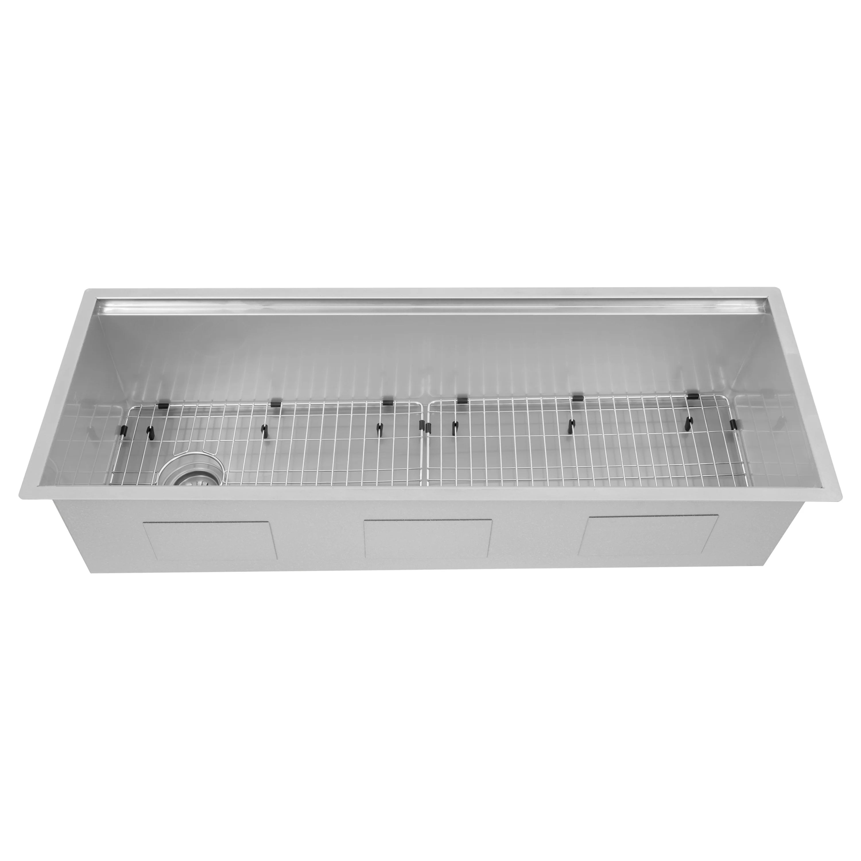 ZLINE 45 in. Garmisch Undermount Single Bowl Stainless Steel Kitchen Sink with Bottom Grid and Accessories (SLS-45) - Image 3