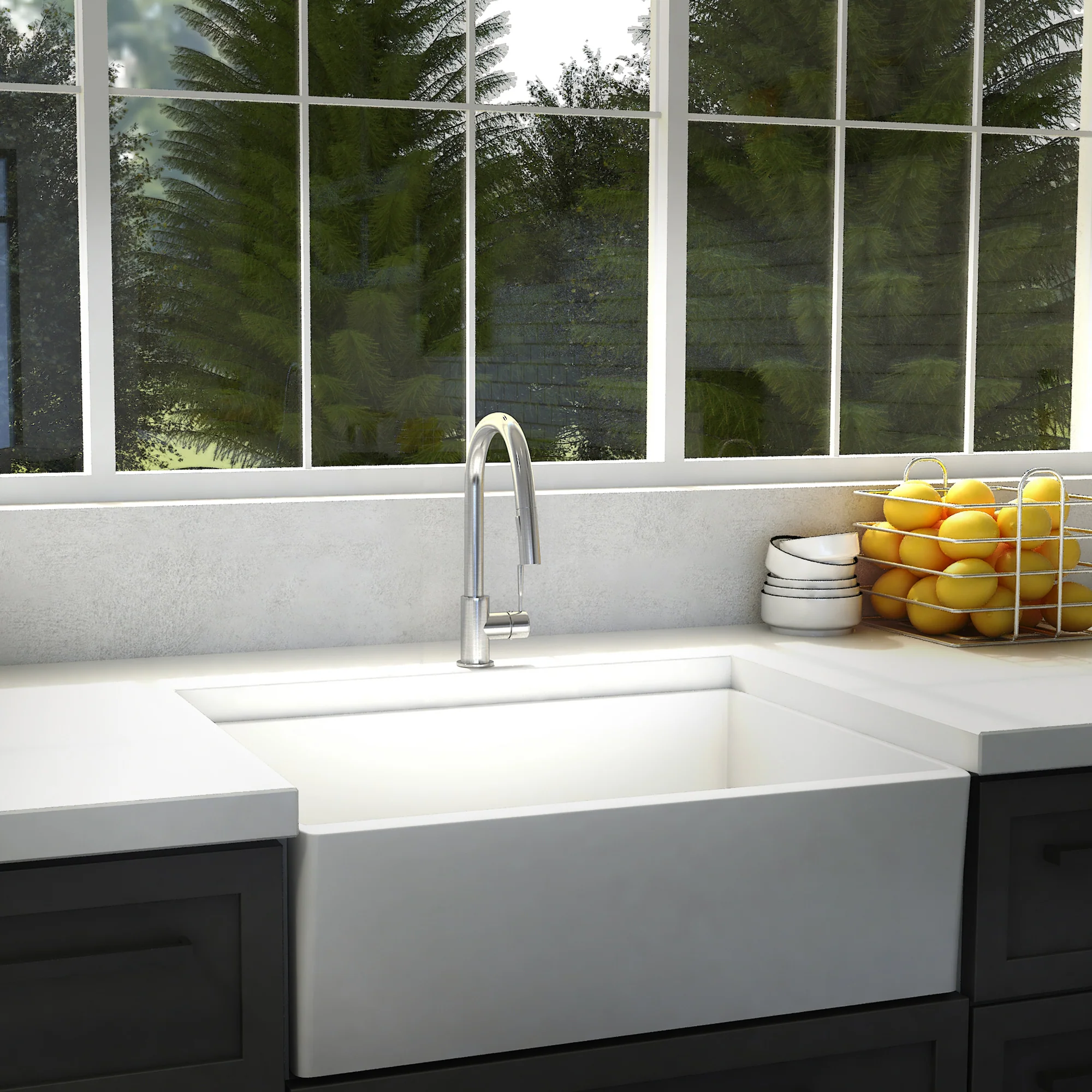 ZLINE Gemini Kitchen Faucet in Chrome (GEM-KF-CH) - Image 9