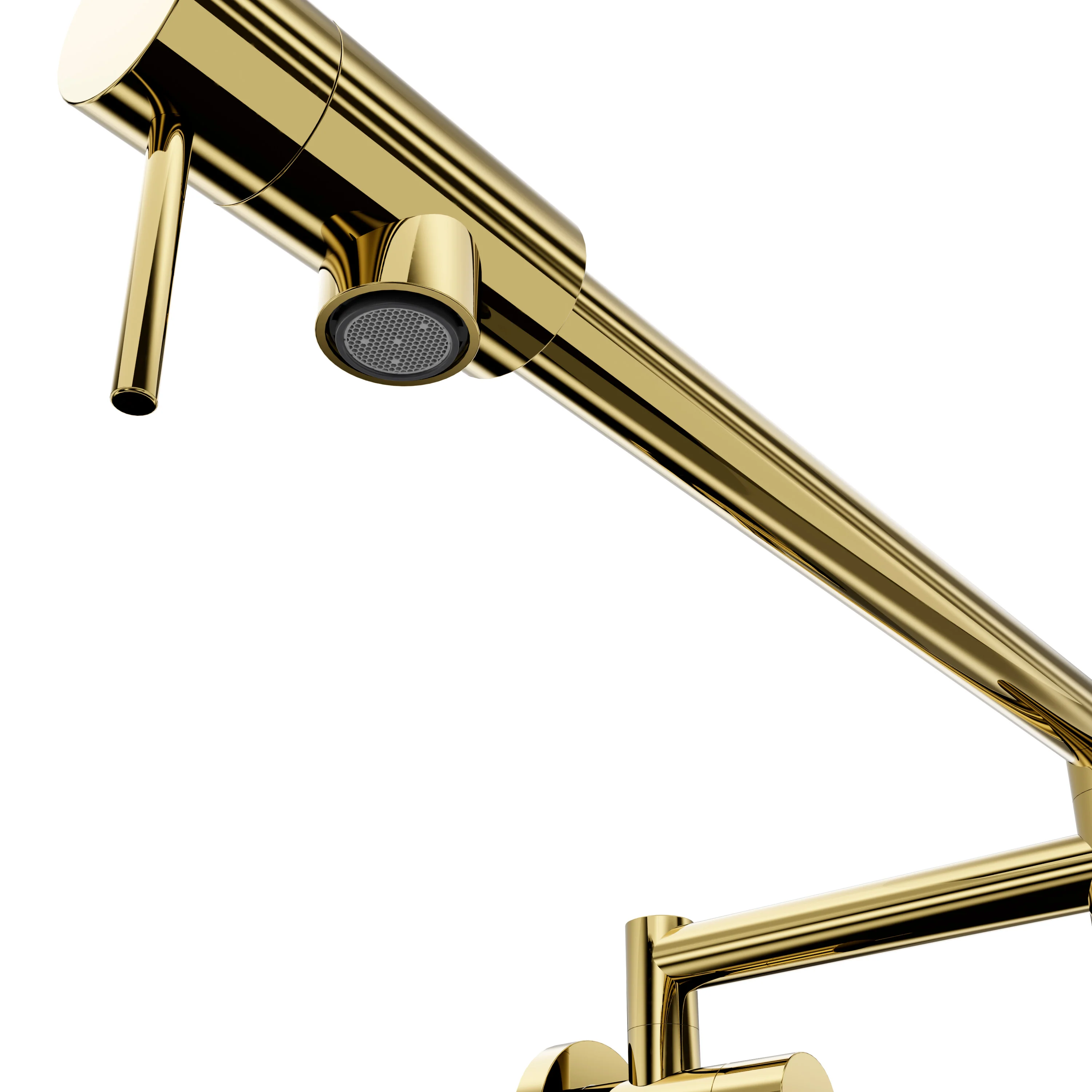 ZLINE Gemini Pot Filler in Polished Gold (GEM-FPF-PG) - Image 4