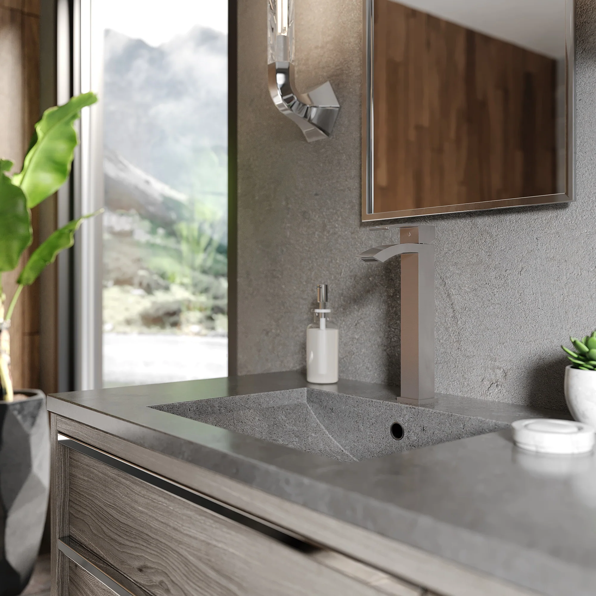 ZLINE Heavenly Bath Faucet in Brushed Nickel (HVN-BF-BN) - Image 2