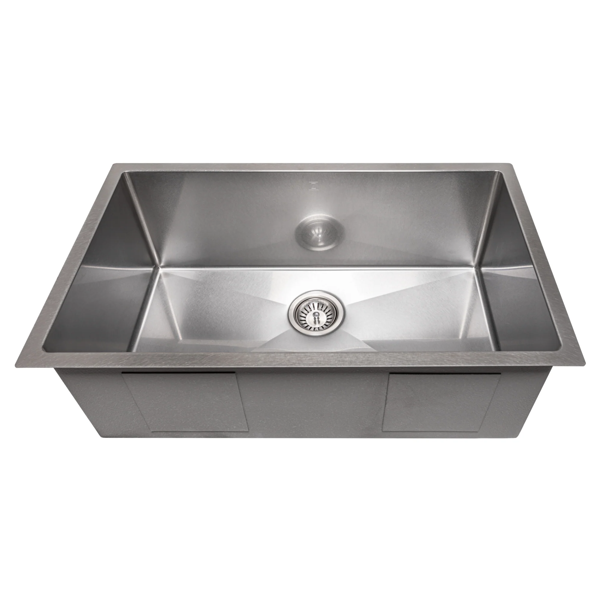 ZLINE 30 in. Meribel Undermount Single Bowl Satin Stainless Steel Kitchen Sink with Bottom Grid (SRS-30S) - Image 12