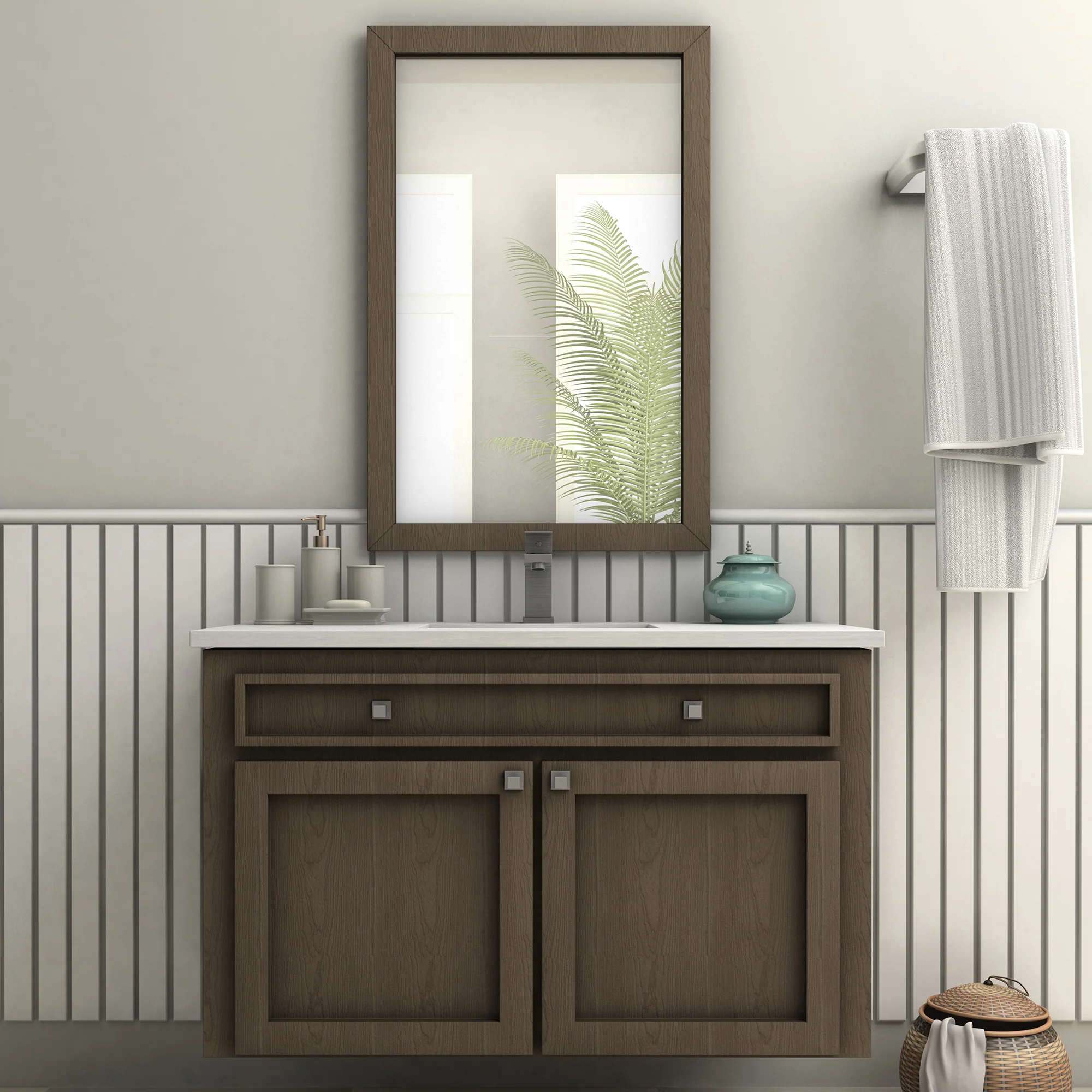 ZLINE North Lake Bath Faucet in Gun Metal (NTL-BF-GM) - Image 8