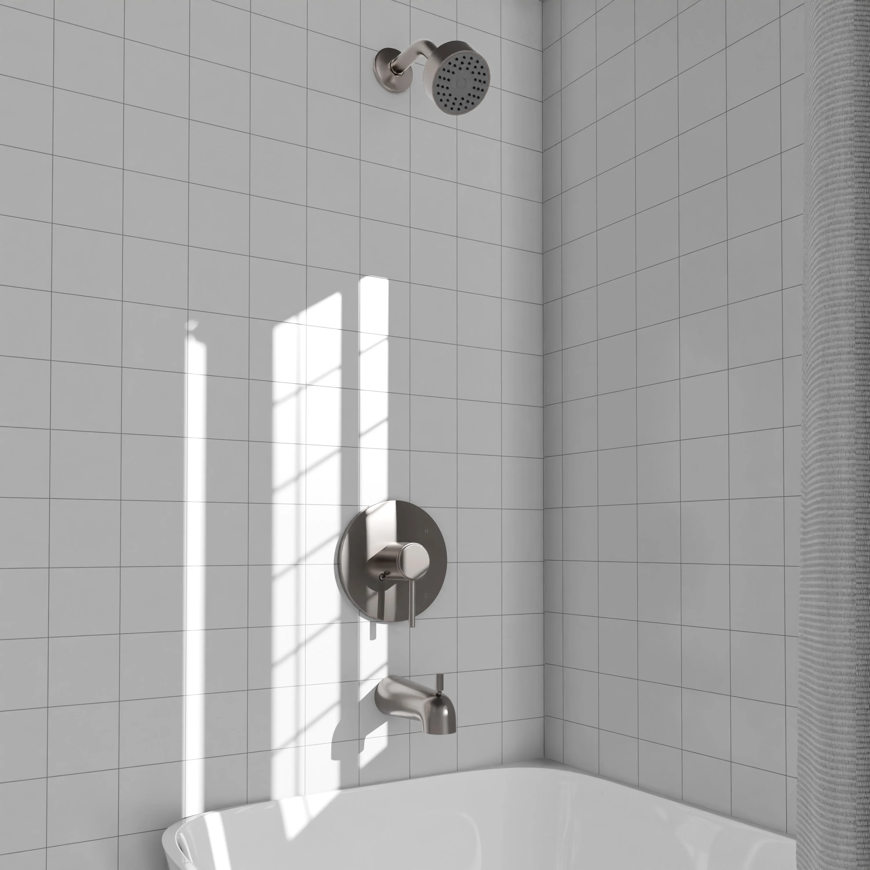 ZLINE Palisades Elegant Shower System in Brushed Nickel (RBCN1-SHS-BN) - Image 3