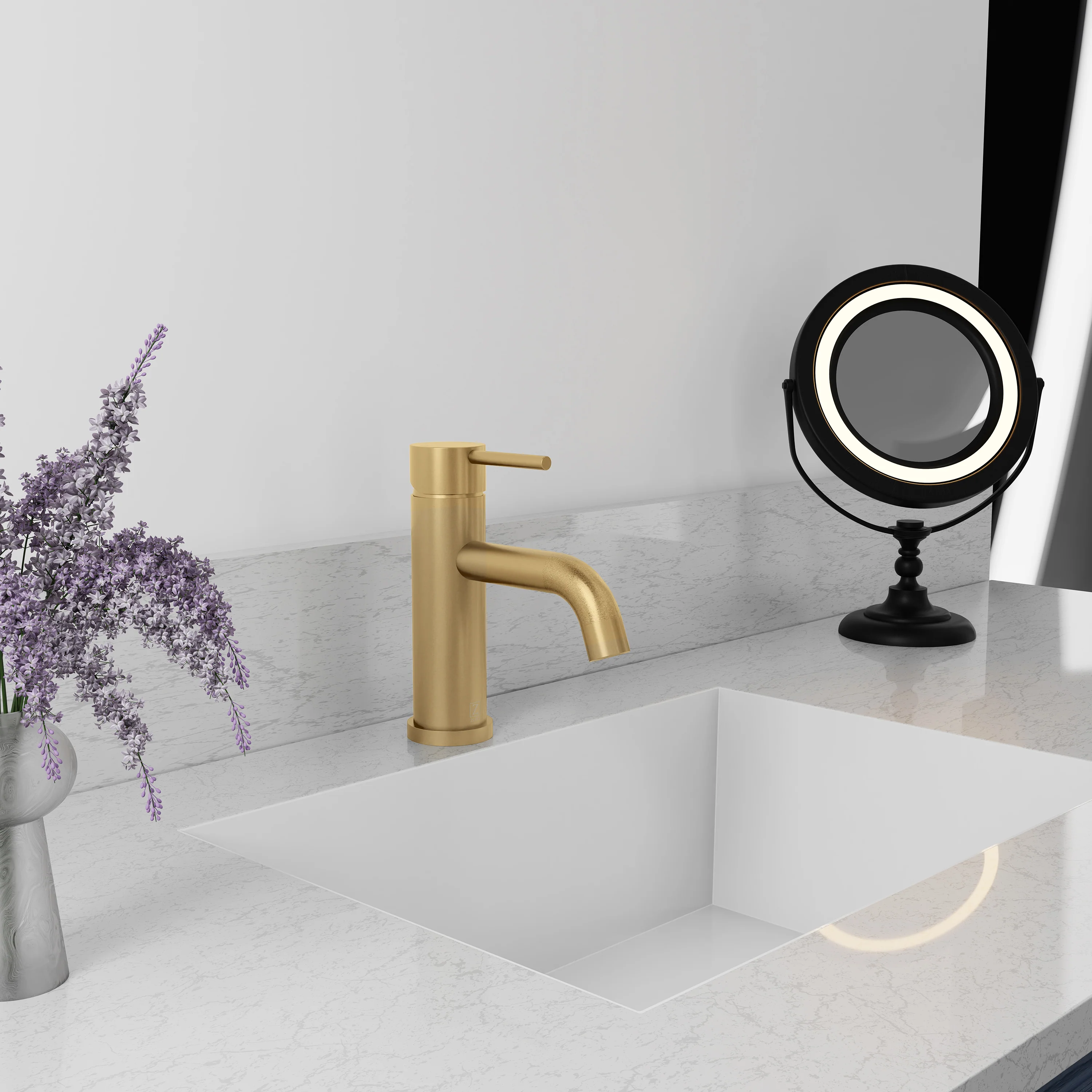 ZLINE Palisades Elegant Single Handle Bath Faucet in Champagne Bronze (RBCN1-BF-CB) - Image 2