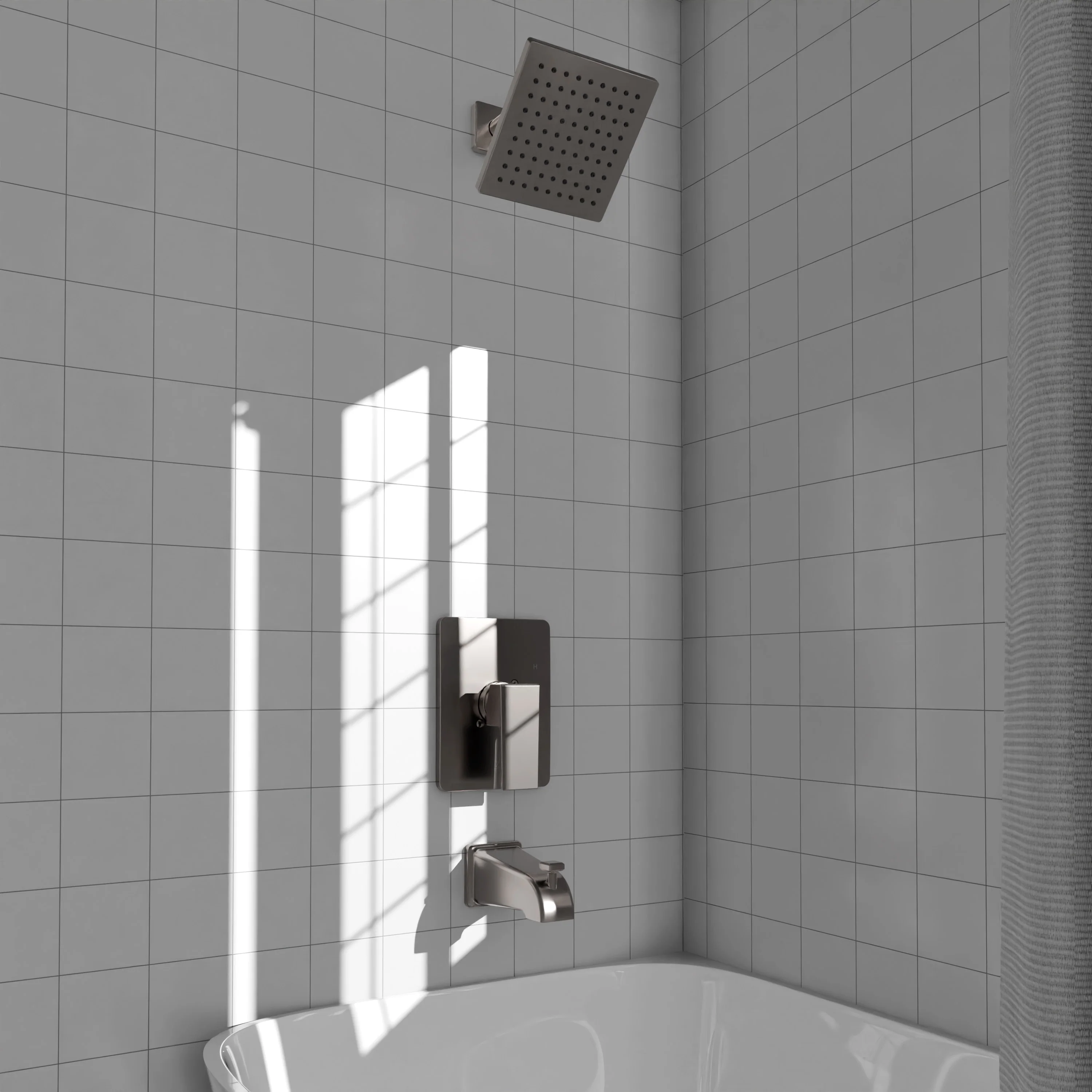 ZLINE Palisades Modern Shower System in Brushed Nickel (RBCN2-SHS-BN) - Image 3