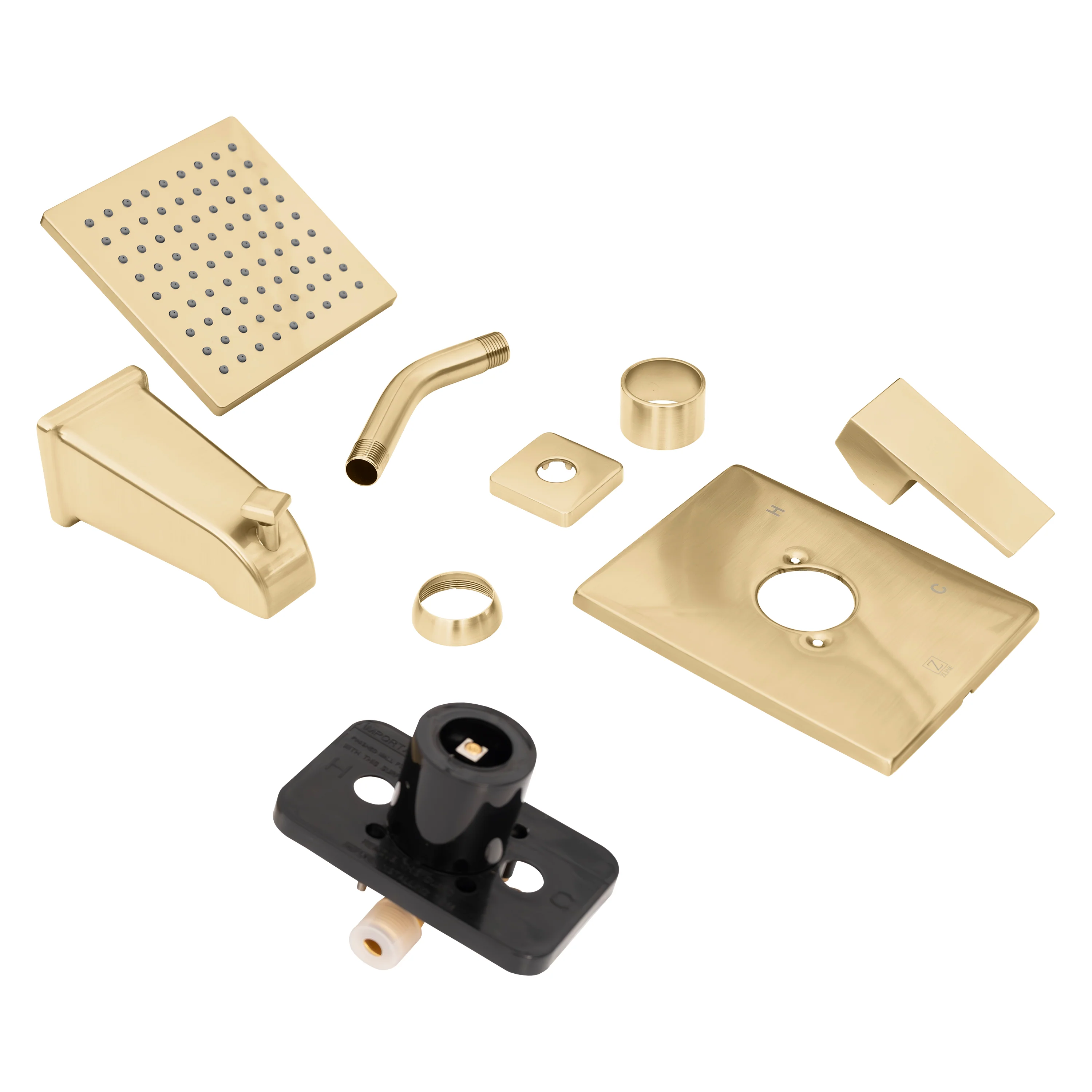 ZLINE Palisades Modern Shower System in Champagne Bronze (RBCN2-SHS-CB) - Image 3