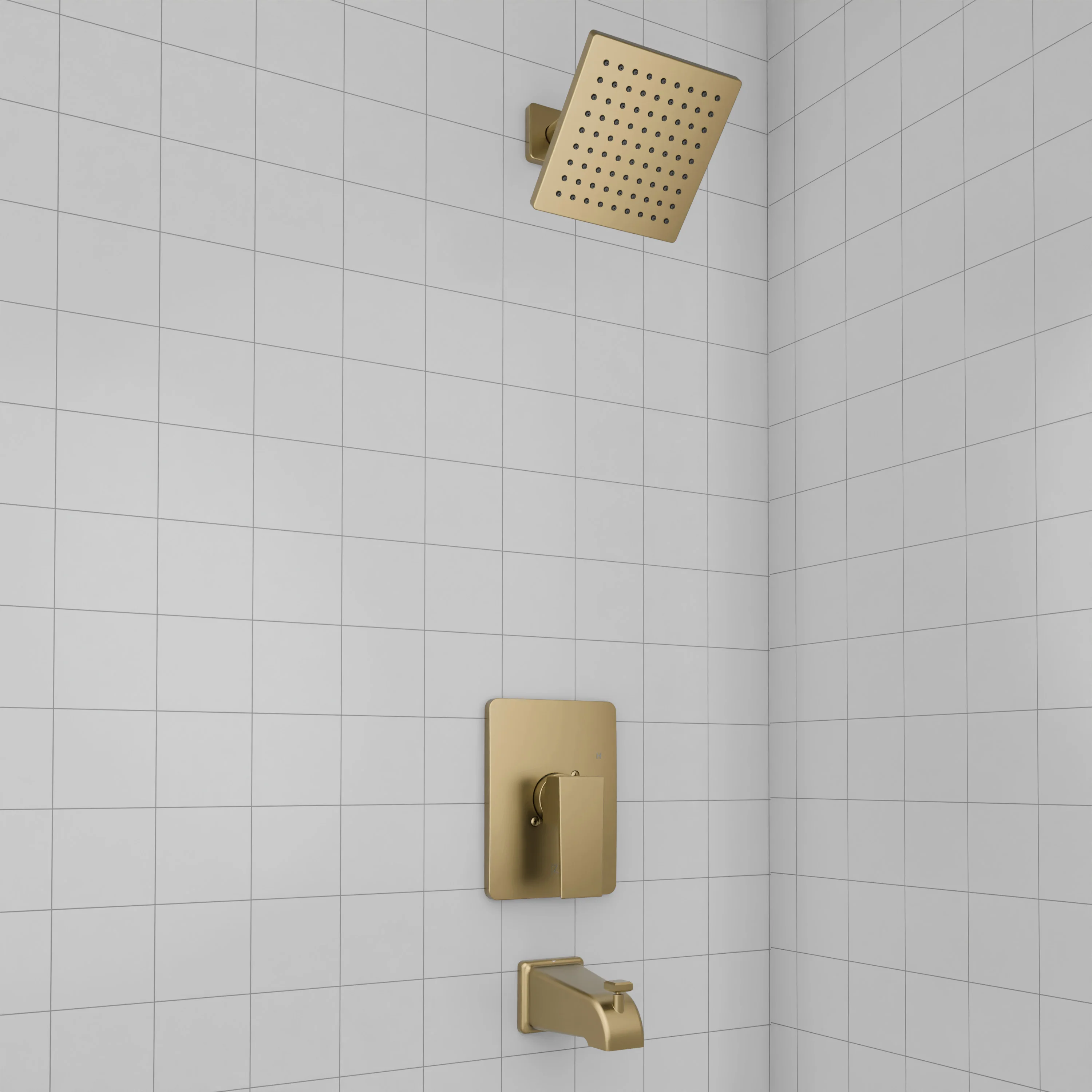 ZLINE Palisades Modern Shower System in Champagne Bronze (RBCN2-SHS-CB) - Image 5