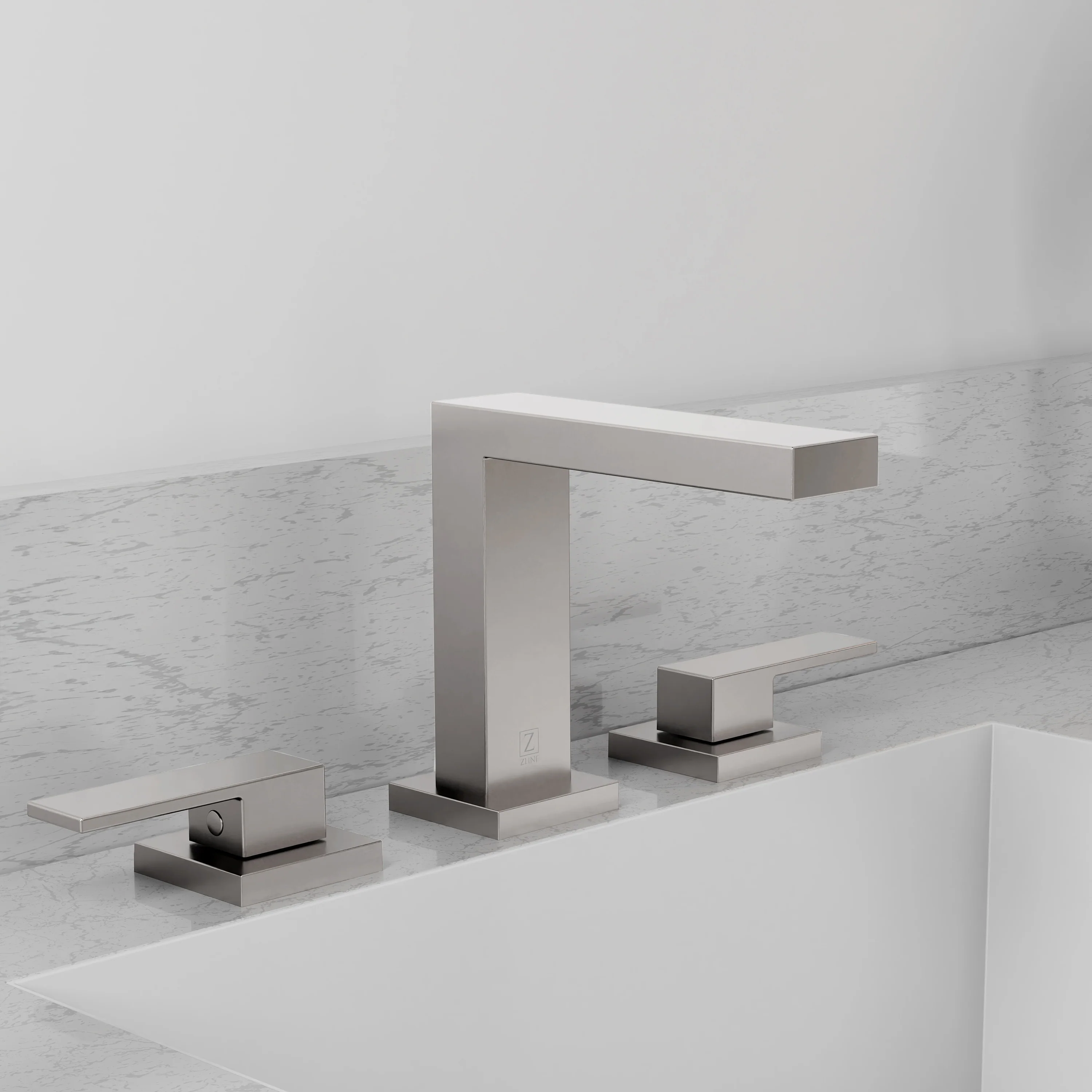 ZLINE Palisades Modern Widespread Bath Faucet in Brushed Nickel (RBCN3-BF-BN) - Image 4
