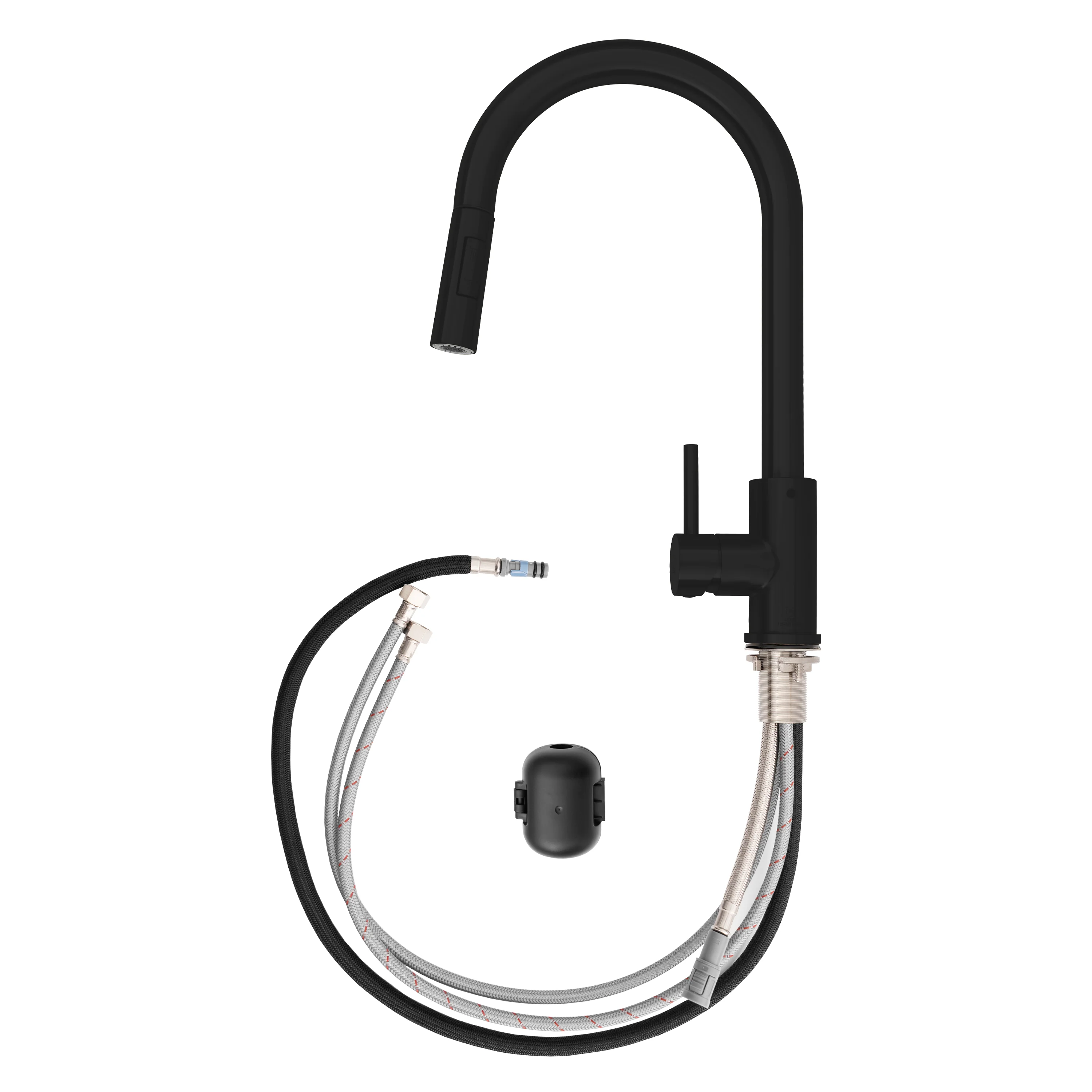 ZLINE Palisades Pull Down Single Handle Kitchen Faucet in Matte Black (RBCN1-KF-MB) - Image 3