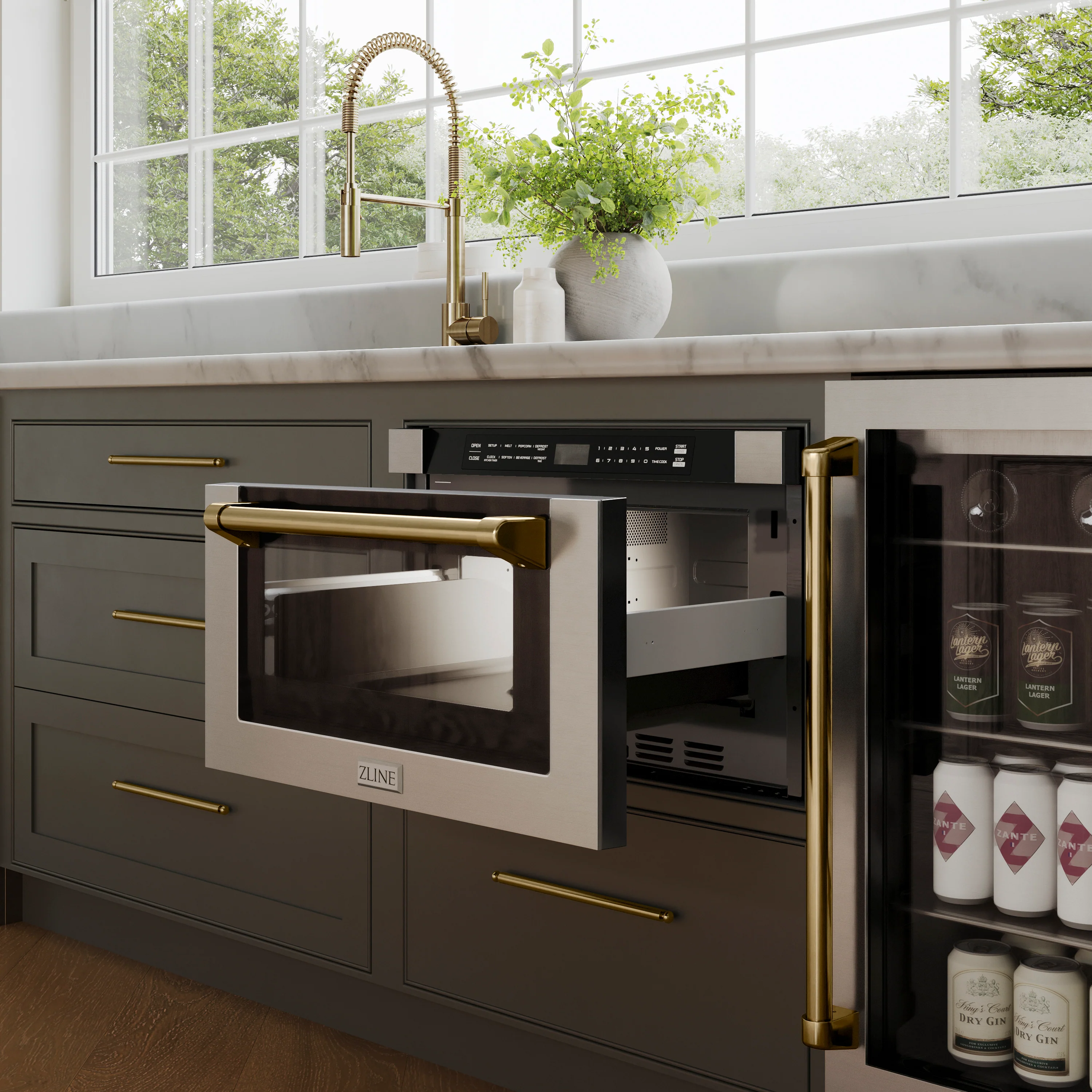 ZLINE Sierra Kitchen Faucet in Champagne Bronze (SRA-KF-CB) - Image 7