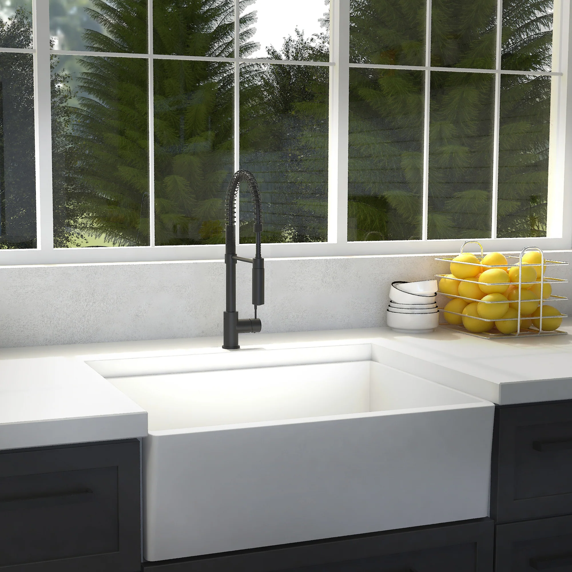 ZLINE Sierra Kitchen Faucet in Matte Black (SRA-KF-MB) - Image 2