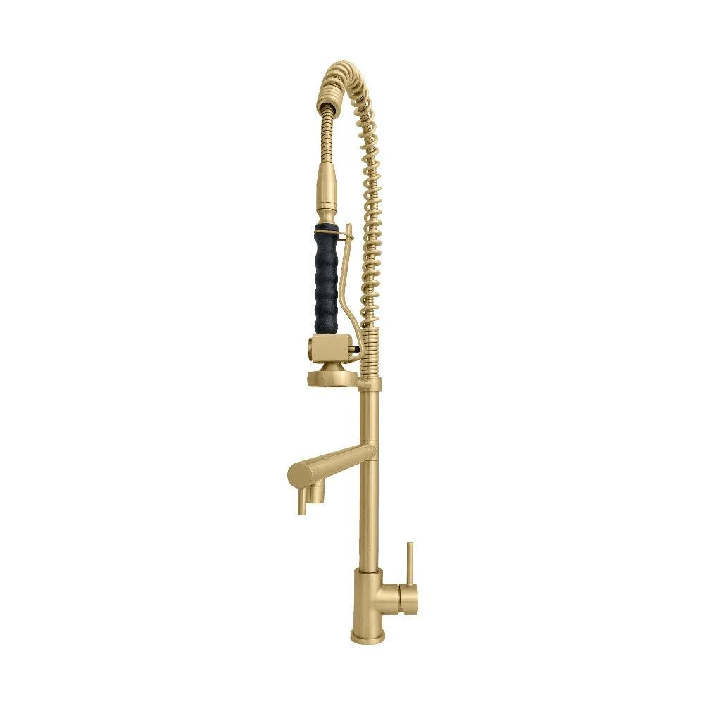 ZLINE Van Gogh Pull Down Spring Kitchen Faucet with Pot Filler in Champagne Bronze (VNG-KF-CB) - Image 3