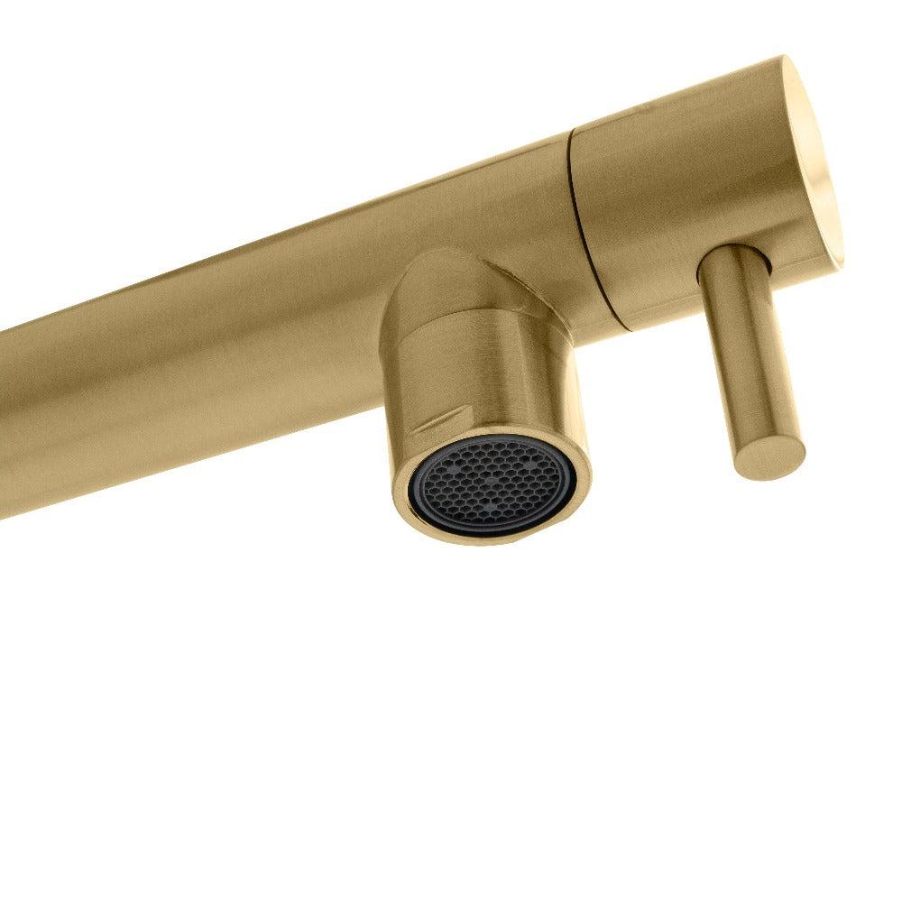 ZLINE Van Gogh Pull Down Spring Kitchen Faucet with Pot Filler in Champagne Bronze (VNG-KF-CB) - Image 4