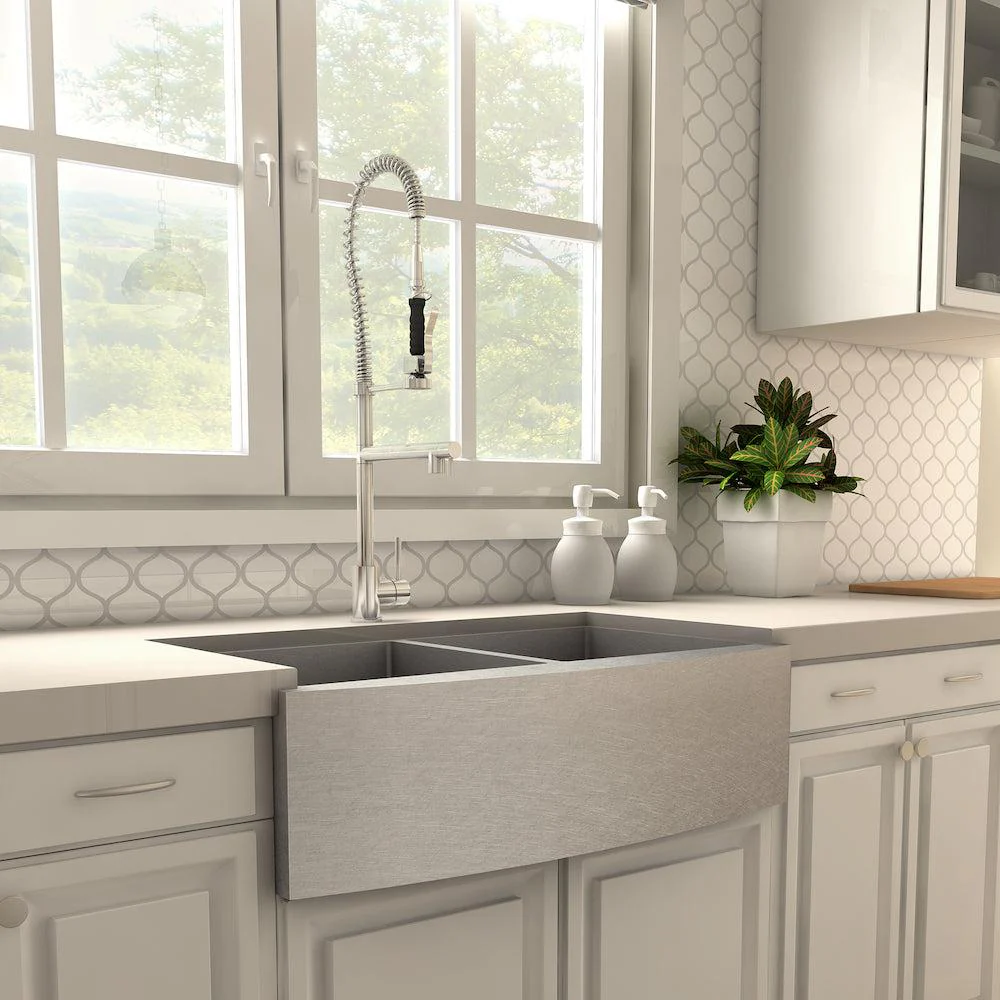 ZLINE Van Gogh Pull Down Spring Kitchen Faucet with Pot Filler in Chrome (VNG-KF-CH) - Image 4