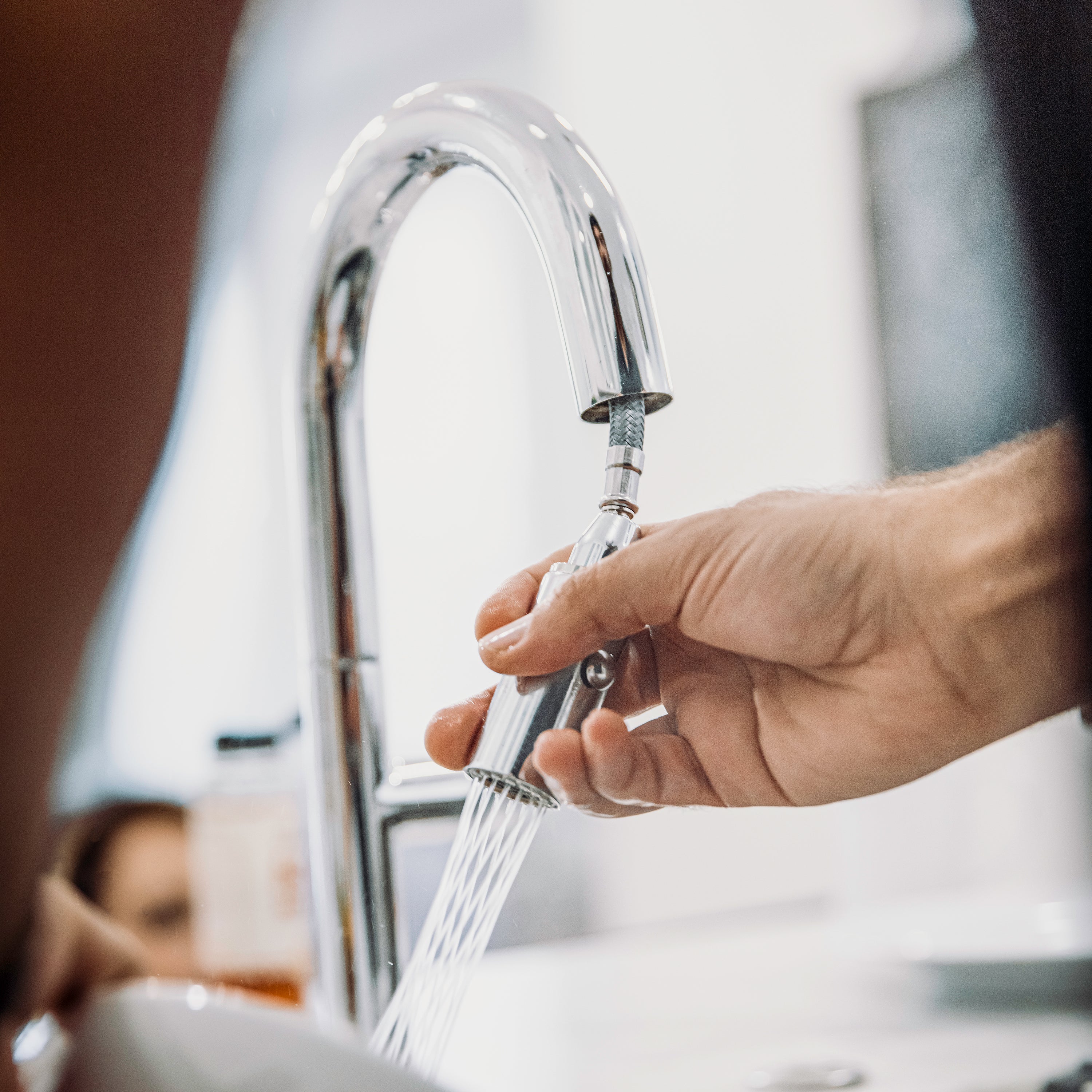 ZLINE Voltaire Kitchen Faucet in Chrome (VLT-KF-CH) - Image 8