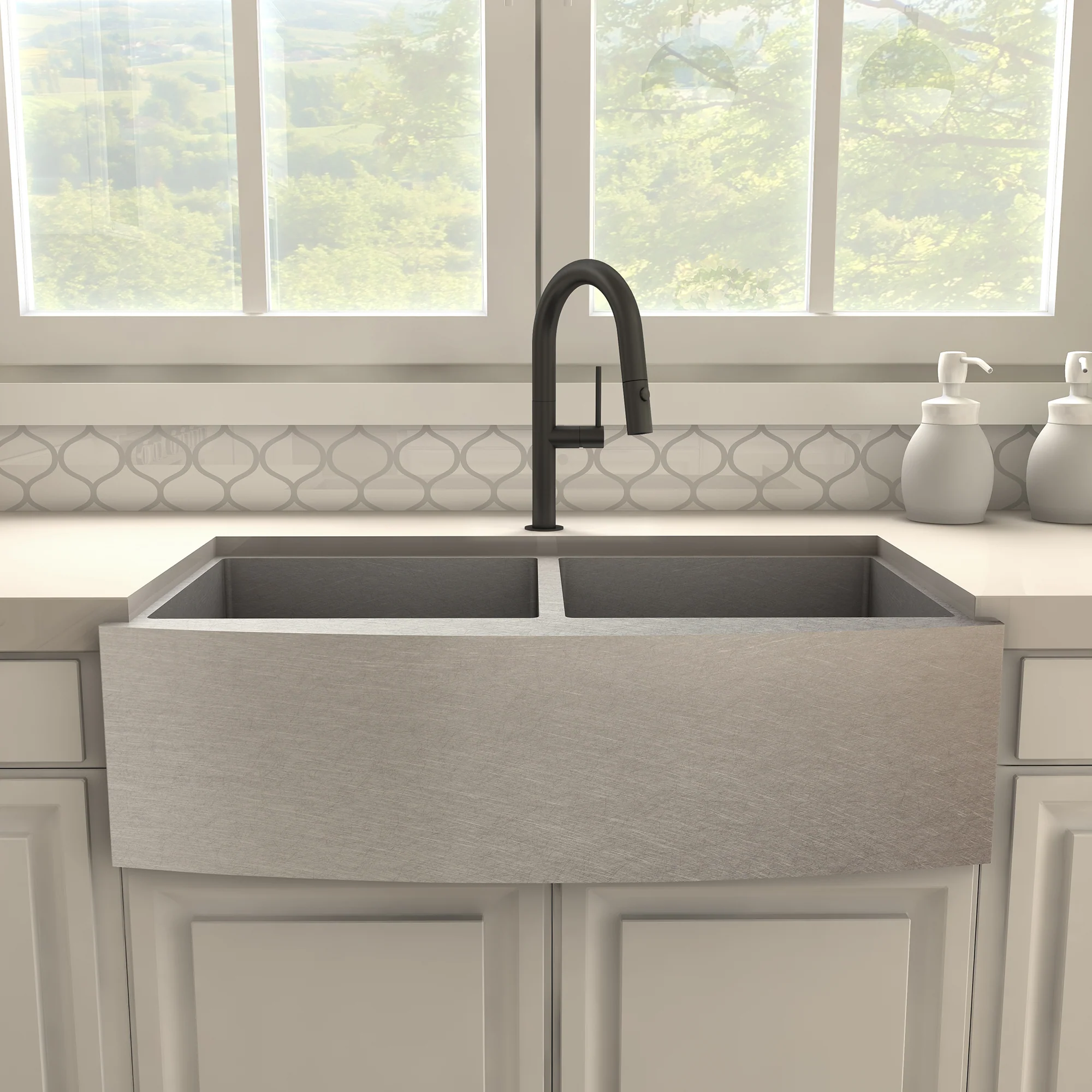 ZLINE Voltaire Kitchen Faucet in Matte Black (VLT-KF-MB) - Image 8
